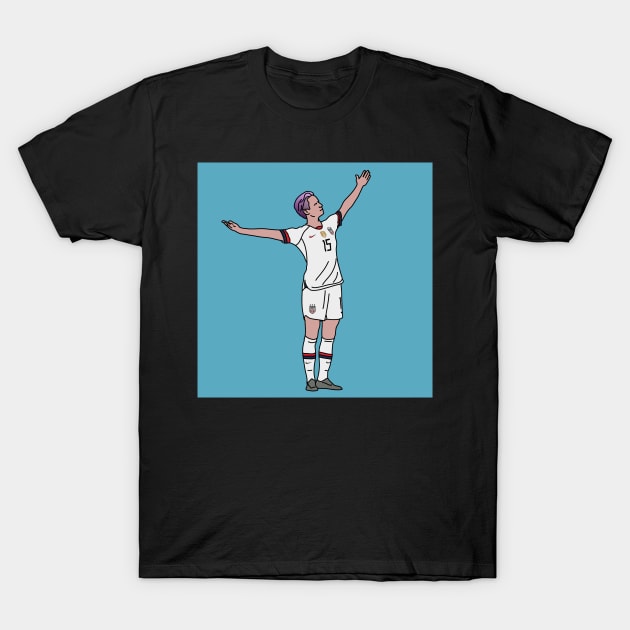 Megan Rapinoe T-Shirt by Cleobule